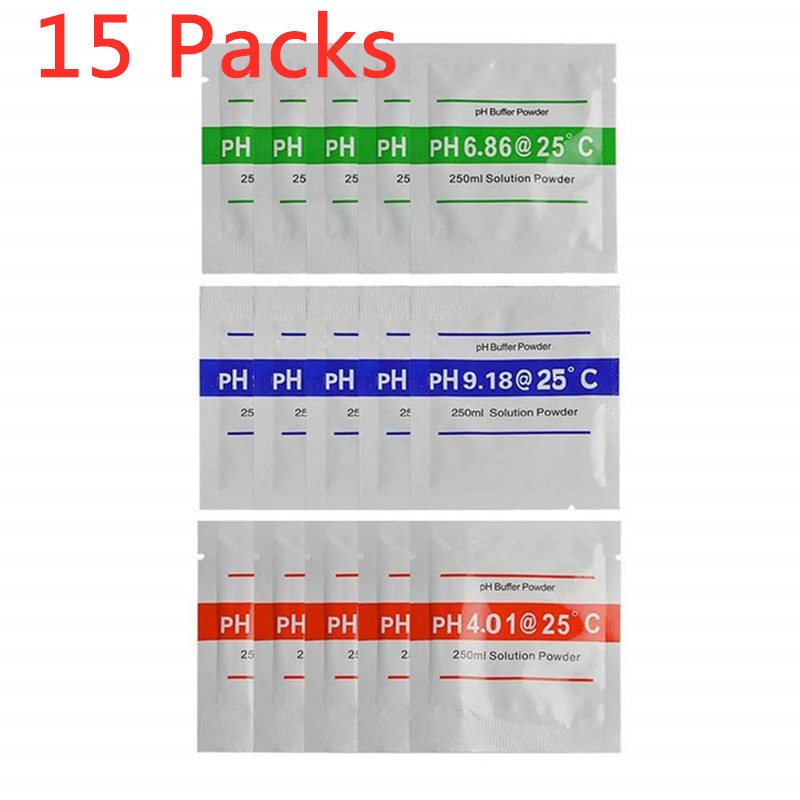 Ph Meter Digital Water Tester - Buffet en poudre pour solution d’étalonnage,