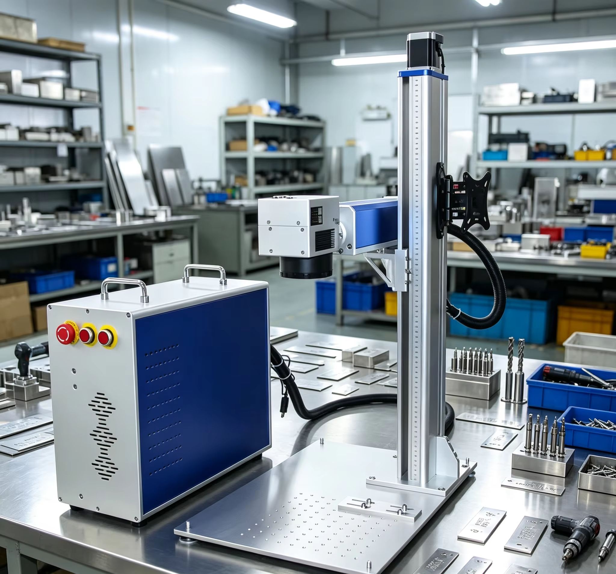 Machine de marquage laser à fi - Fiber Laser Marking Machine 30W avis et prix