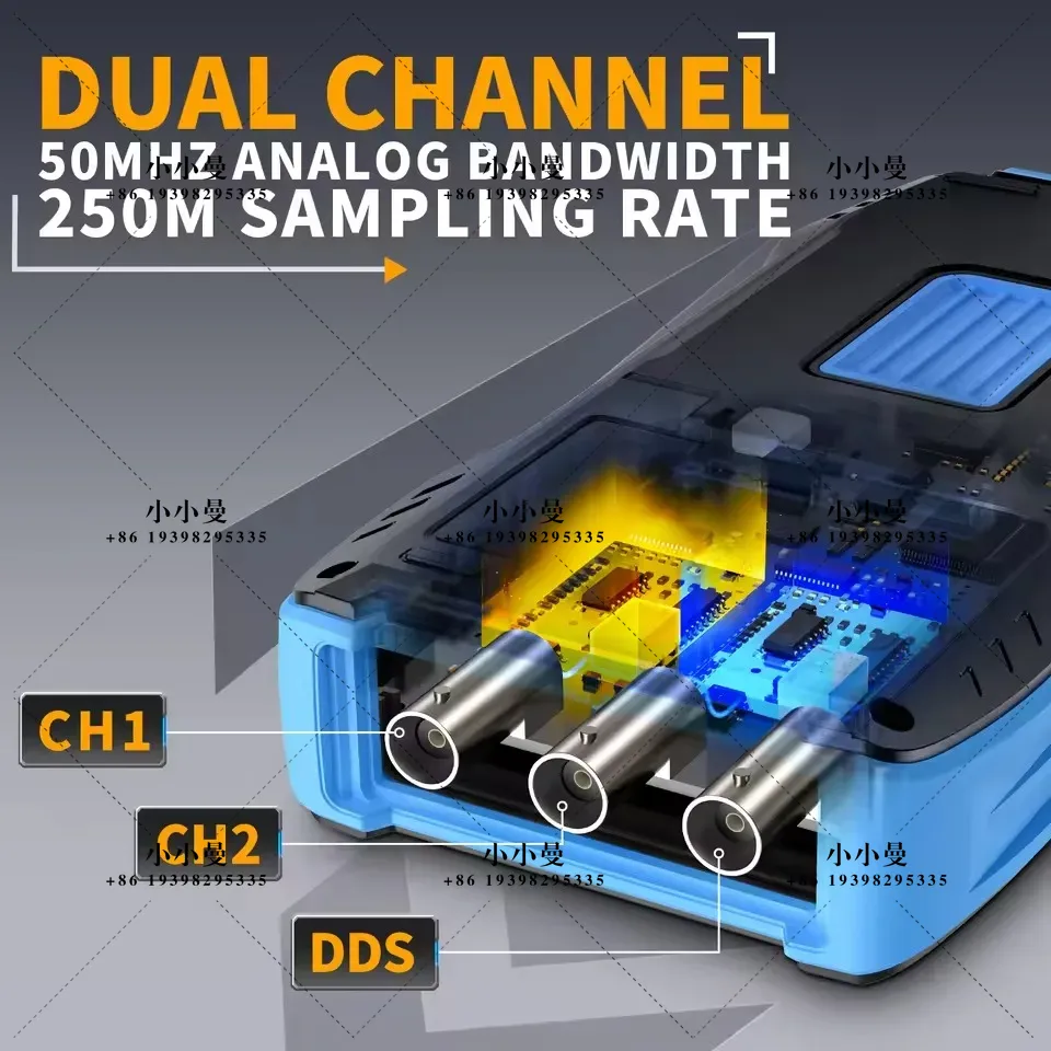 FNIRSI 2C23T10MHz, 2C53T 50MHz - Fnirsi Digital Oscilloscope Handheld avis et prix